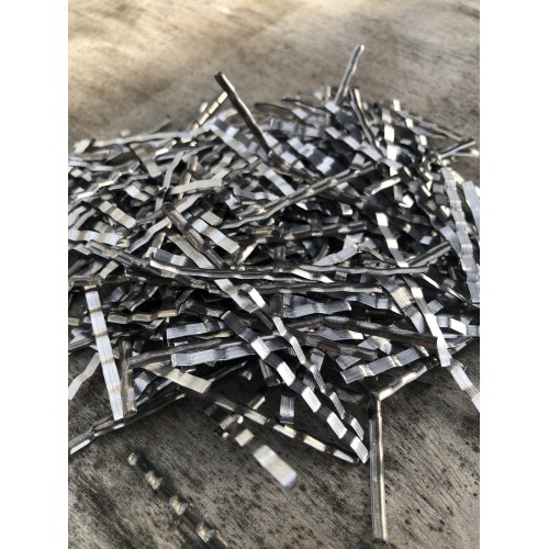 Фибра стальная анкерная 0.5х32 мм для армирования