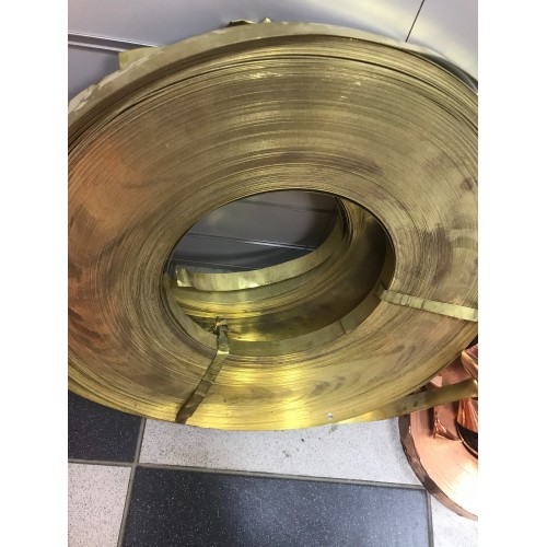 Лента латунная 0,1х300 мм Л63 мягкая