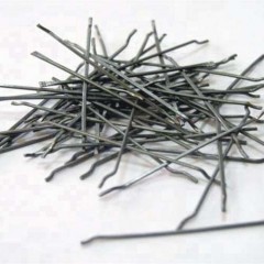 Фибра стальная анкерная 0.5х56 мм для армирования